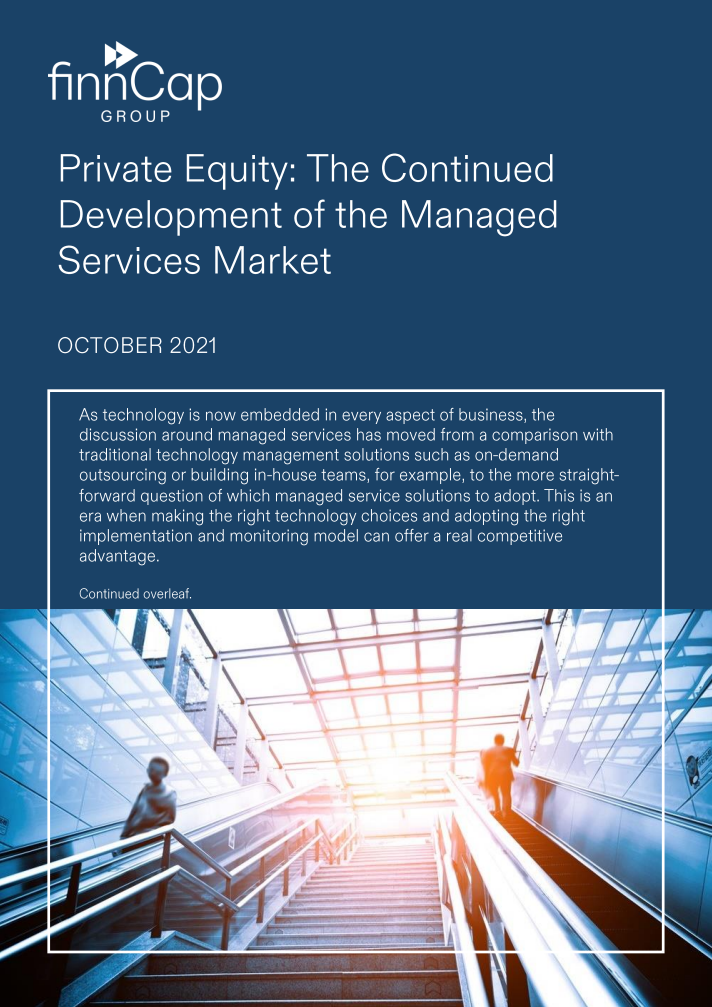 Private Equity – The Future of Managed Services - Cavendish